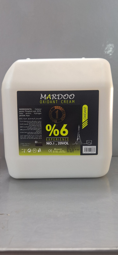 اکسیدان6% ماردو بدون آمونیاک 4لیتری