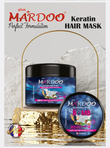 ماسک مو شیر کراتین ریکاوری پلاس فری سولفات ماردو 550 میل