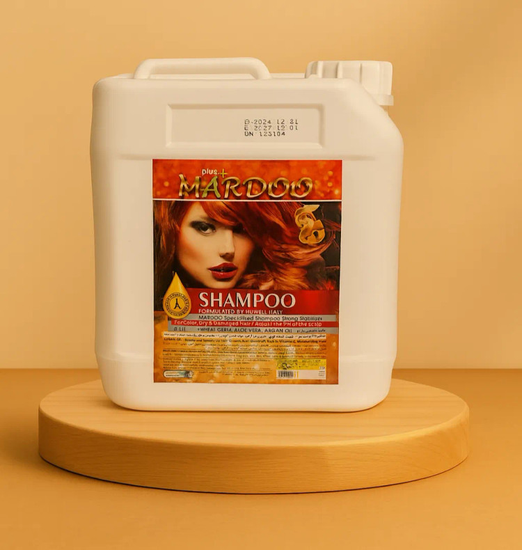 شامپو تثبیت رنگ ماردو ۴ لیتری | تثبیت رنگ مو و جلوگیری از کدر شدن