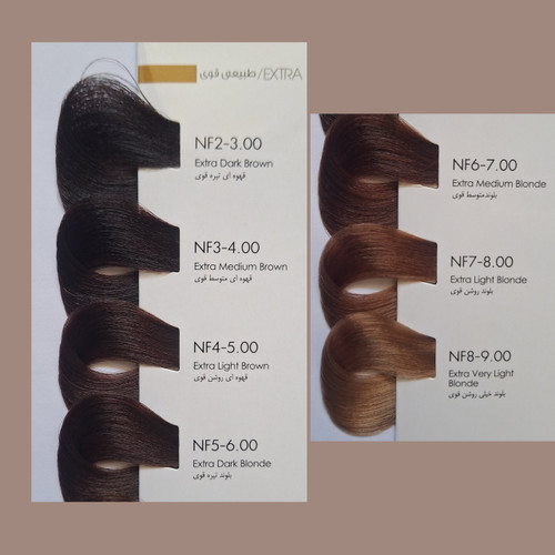 رنگ مو ماردو، رنگ مو طبیعی قوی، NF