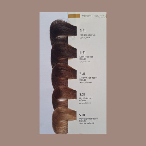 رنگ مو ماردو سری تنباکویی