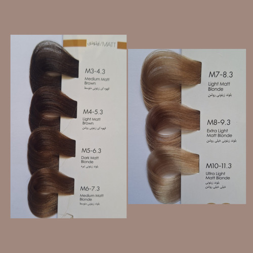 رنگ مو ماردو، رنگ مو زیتونی