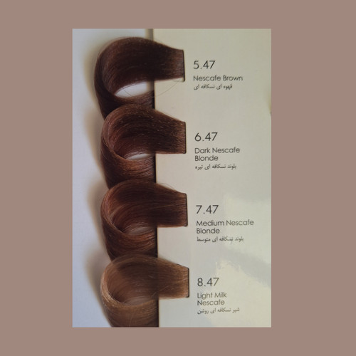 رنگ مو ماردو، رنگ مو نسکافه ای