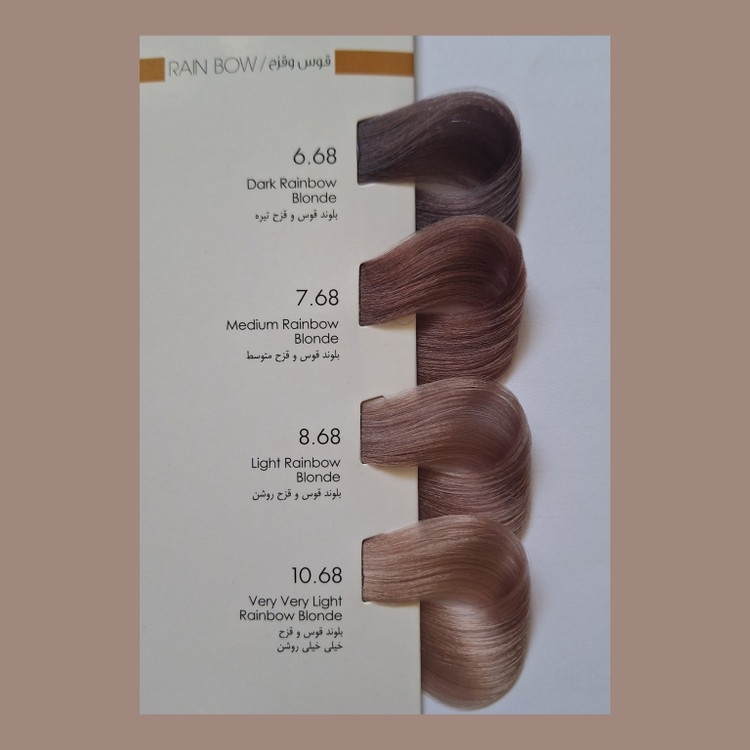 رنگ مو ماردو، رنگ مو قوس و قزح