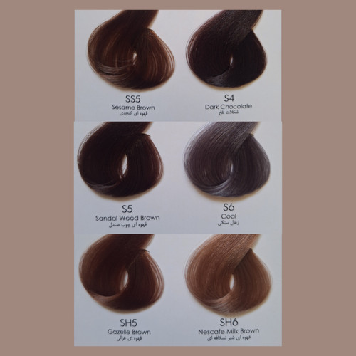 رنگ مو ماردو، رنگ مو قهوه ای قوی