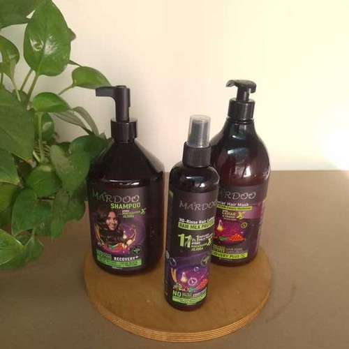 ماسک مو و شامپو شیرخاویار ماردو،اسپری شیرخاویار ماردو،1000 میل فری سولفات