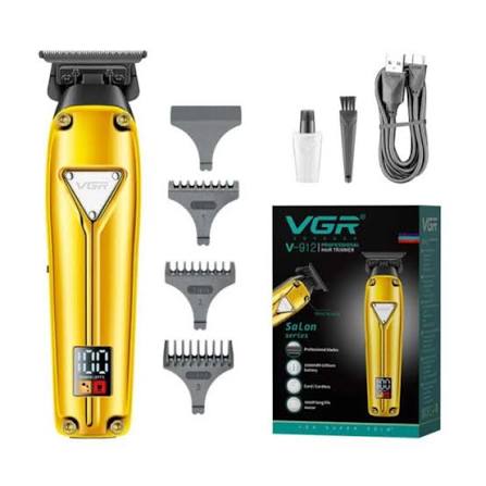 دستگاه اصلاح  حجم زن و خط زن VGR مدل 912 طلایی،  شارژی و سیم‌دار